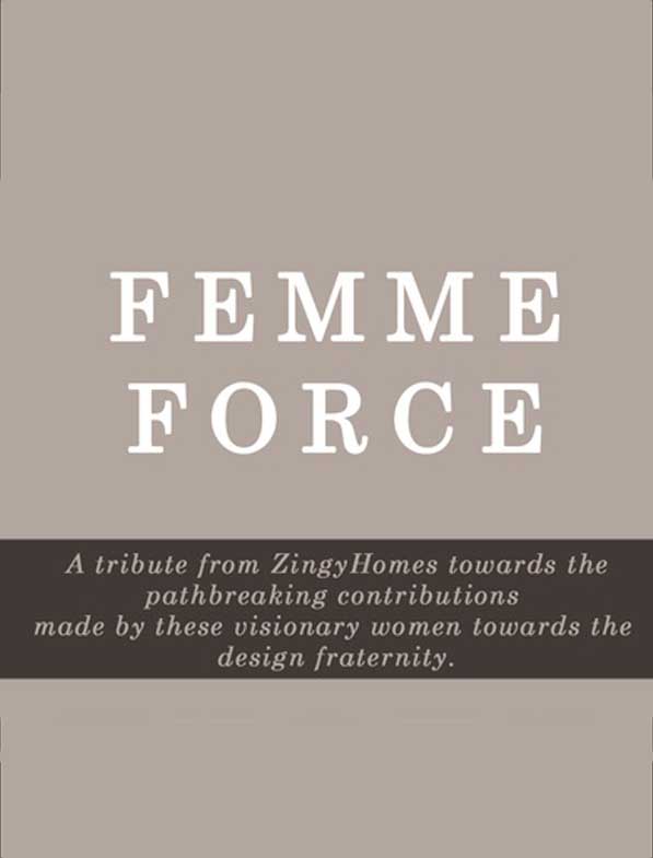 Femme Force , Zingy homes - April 2018